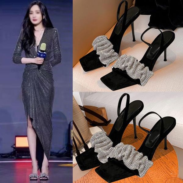 sandals celebrity style 2021 summer fairy rhinestone stiletto high heels design sense niche king banquet, Black
sandals celebrity style 2021 summer fairy rhinestone stiletto high heels design sense niche king banquet, Black