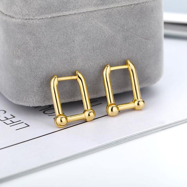 hoop & huggie korean fashion pin earrings for women stainless steel gold trendy rectangle friends jewellery gift, Golden;silver
hoop & huggie korean fashion pin earrings for women stainless steel gold trendy rectangle friends jewellery gift, Golden;silver