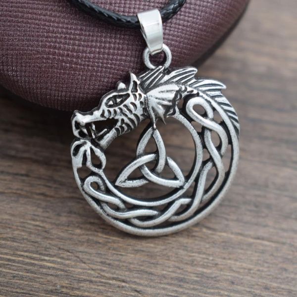 chains sanlan 1pcs antique silver plated viking medal celtico knot pendant dragon men's jewelry talisman men gift
chains sanlan 1pcs antique silver plated viking medal celtico knot pendant dragon men's jewelry talisman men gift