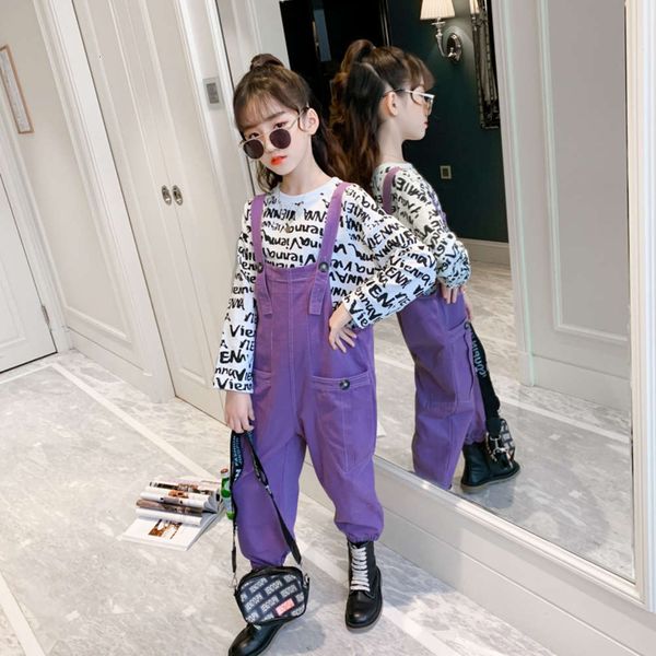 girls' spring wear and trousers set4s4e, Blue