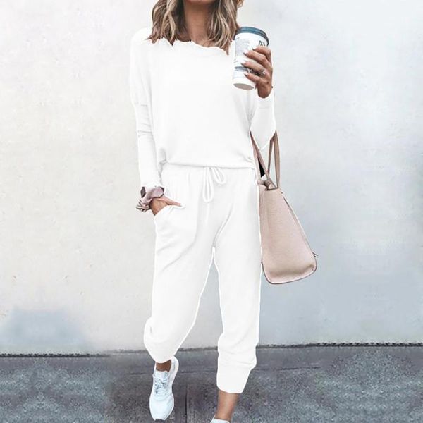 women's two piece pants set tracksuit women pant suits hoodie pullover sweatshirt with pockets ensemble femme suit sets matching fall, White
women's two piece pants set tracksuit women pant suits hoodie pullover sweatshirt with pockets ensemble femme suit sets matching fall, White