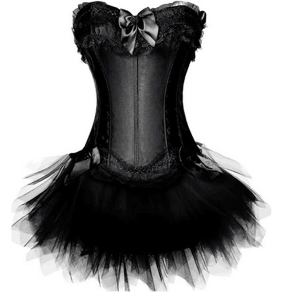 bustiers & corsets women lace overbust corset + g-string skirt bustier mini tutu wedding dress burlesque lingerie costume 4 color, Black;white
bustiers & corsets women lace overbust corset + g-string skirt bustier mini tutu wedding dress burlesque lingerie costume 4 color, Black;white