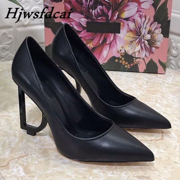 dress shoes hjwsfdcai designer brand heels pointed toe pumps metal letter heel single women wedding party, Black
dress shoes hjwsfdcai designer brand heels pointed toe pumps metal letter heel single women wedding party, Black