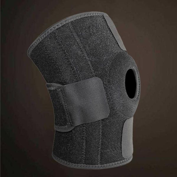 1pc knee pad breathable knee support strong protector sport equipment for outdoor climbing running (4 springs), Black;gray
1pc knee pad breathable knee support strong protector sport equipment for outdoor climbing running (4 springs), Black;gray
