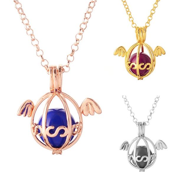 pendant necklaces harmony bola 22mm wing baby bell music chime shower gift metal chain, Silver
pendant necklaces harmony bola 22mm wing baby bell music chime shower gift metal chain, Silver