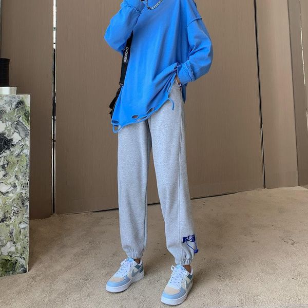 women's pants & capris cgc 2021 autumn cotton sweatpants for women harajuku solid loose sports casual high waist joggers trousers femal, Black;white
women's pants & capris cgc 2021 autumn cotton sweatpants for women harajuku solid loose sports casual high waist joggers trousers femal, Black;white