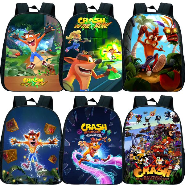 kids crash bandicoot on the run kindergarten backpack boys girls cartoon anime knapsack baby children toddler rucksack mochila
kids crash bandicoot on the run kindergarten backpack boys girls cartoon anime knapsack baby children toddler rucksack mochila