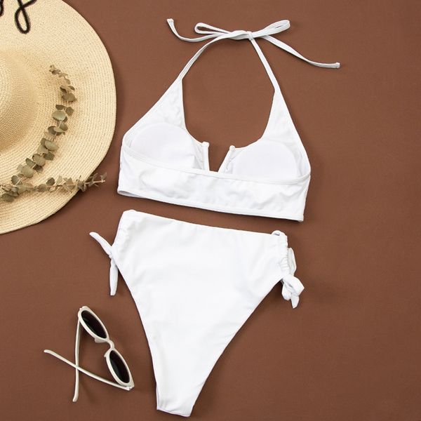 bikini women 2021 new high waist swimsuit female v-neck push up swimwear solid bathing suit summer beach wear swimming suit, Black
bikini women 2021 new high waist swimsuit female v-neck push up swimwear solid bathing suit summer beach wear swimming suit, Black