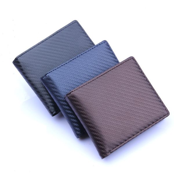 new fashion 2 fold short for men carbon fiber pu leather small portfolios thin men's bifold slim card wallet money bags, Red;black
new fashion 2 fold short for men carbon fiber pu leather small portfolios thin men's bifold slim card wallet money bags, Red;black