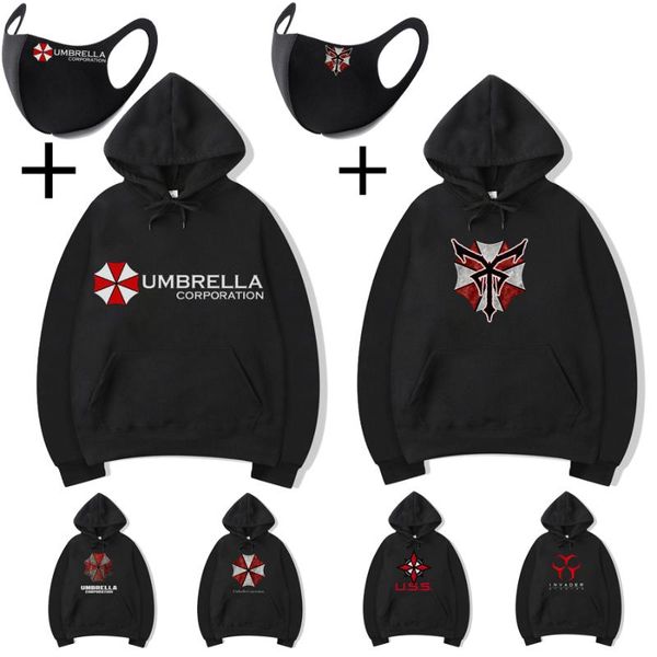 men's hoodies & sweatshirts hoodie print hooded sweatshirt umbrella corporation harajuku streetwear long sleeve men, Black
men's hoodies & sweatshirts hoodie print hooded sweatshirt umbrella corporation harajuku streetwear long sleeve men, Black