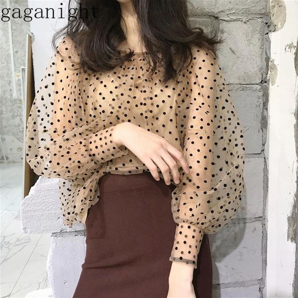 women's blouses & shirts gaganight fashion vintage dot mesh women blouse spring summer chic puff long sleeve sweet girls shirt blusas, White
women's blouses & shirts gaganight fashion vintage dot mesh women blouse spring summer chic puff long sleeve sweet girls shirt blusas, White
