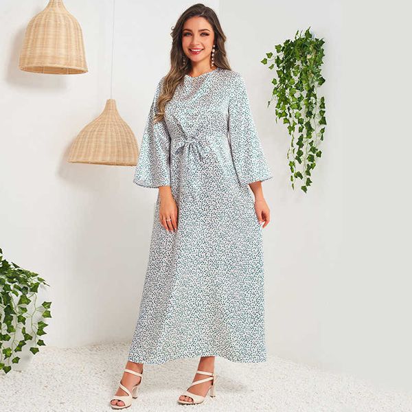 casual dresses summer women long white satin green leaf printed o-neck bowknot flare three-quarter sleeved elegant es 6c0, Black;gray
casual dresses summer women long white satin green leaf printed o-neck bowknot flare three-quarter sleeved elegant es 6c0, Black;gray