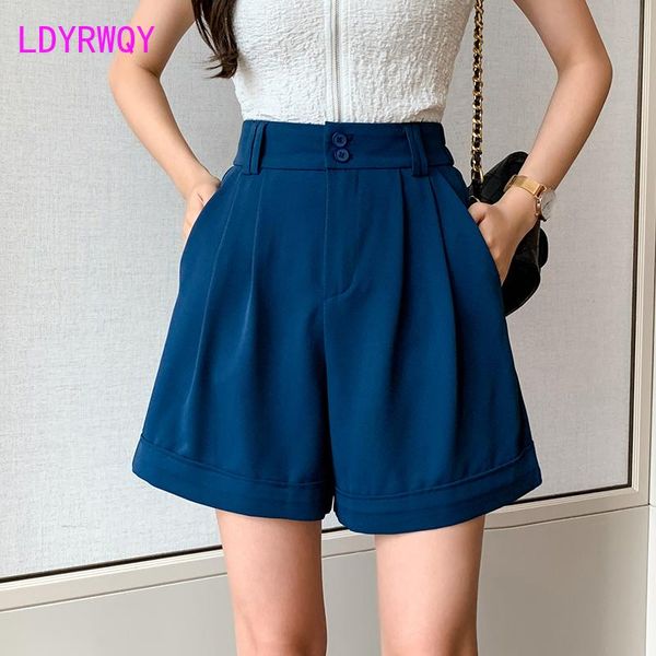 women's shorts ldyrwqy 2021 fashion summer korean version of pure color zipper wide-leg casual temperament high-waist, White;black
women's shorts ldyrwqy 2021 fashion summer korean version of pure color zipper wide-leg casual temperament high-waist, White;black