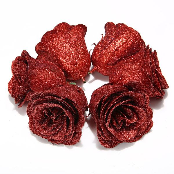 decorative flowers & wreaths 30pcs artificial rose flower crystal gold powder valentine's day party gift decorations
decorative flowers & wreaths 30pcs artificial rose flower crystal gold powder valentine's day party gift decorations