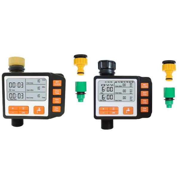 timer garden watering automatic controller lcd display solar powerd equipments 
timer garden watering automatic controller lcd display solar powerd equipments