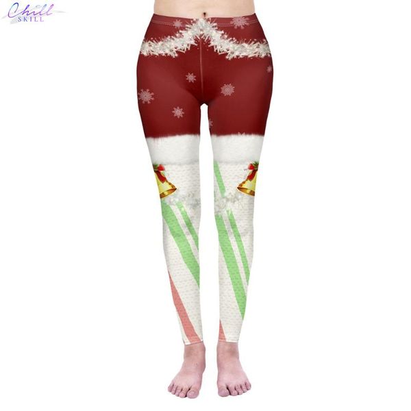 women's leggings chill skill fashion women legging wreaths and bells printing leggins workou legins slim fitness pants punk elasticity, Black
women's leggings chill skill fashion women legging wreaths and bells printing leggins workou legins slim fitness pants punk elasticity, Black