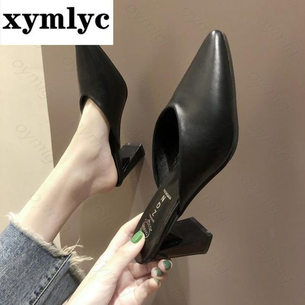 slippers women's summer 2021 thick heel pointed anti slip outdoor leisure zapatillas de casa flip flop sapato feminino, Black
slippers women's summer 2021 thick heel pointed anti slip outdoor leisure zapatillas de casa flip flop sapato feminino, Black