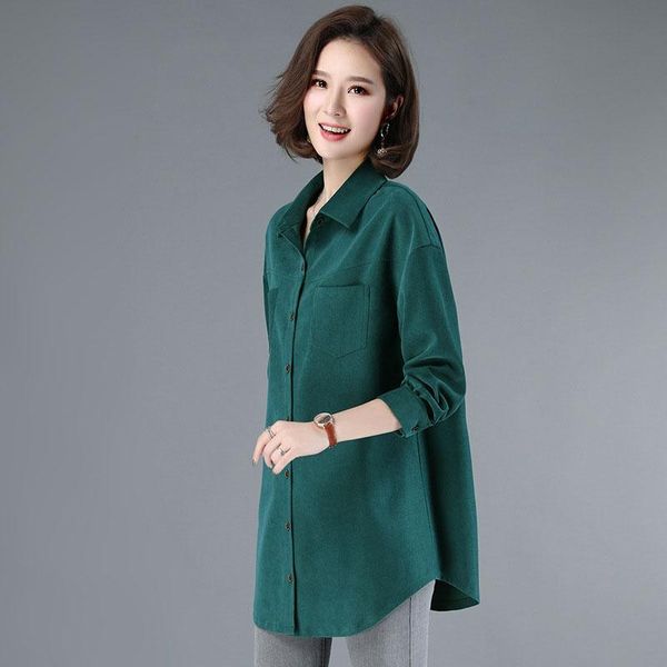 women's blouses & shirts plus size shirt 2021 spring autumn korean casual loose single-breasted long sleeve female jacket top, White
women's blouses & shirts plus size shirt 2021 spring autumn korean casual loose single-breasted long sleeve female jacket top, White