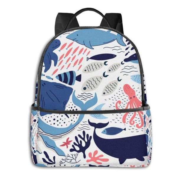 backpack school bags for teenage cartoon sea fishes travel style back pack korean cute
backpack school bags for teenage cartoon sea fishes travel style back pack korean cute