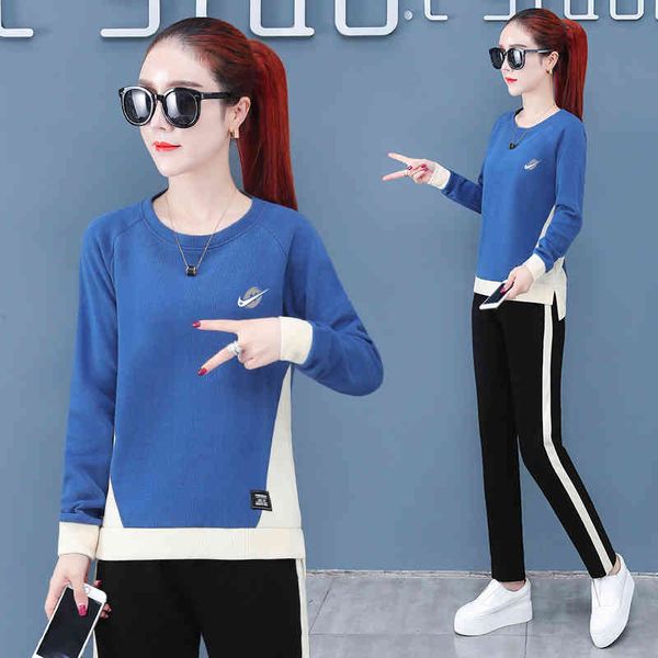 sports women's 2020 new sweater casual wear korean fashion spring and autumn loose two-piece set trend, Gray
sports women's 2020 new sweater casual wear korean fashion spring and autumn loose two-piece set trend, Gray