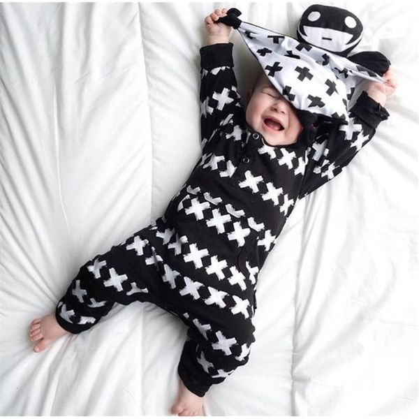 new fashion baby clothing set cotton long sleeve cross pattern toddler romper newborn baby boy girl clothes set 210309, White
new fashion baby clothing set cotton long sleeve cross pattern toddler romper newborn baby boy girl clothes set 210309, White