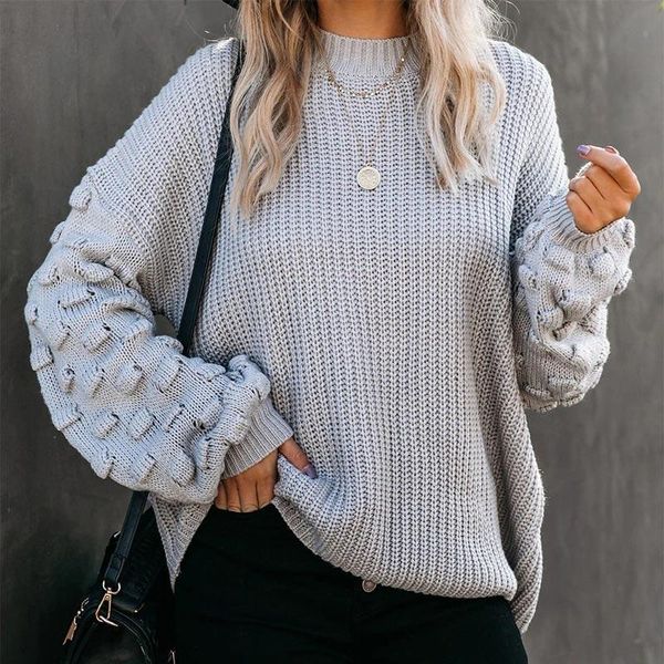 women's sweaters autumn hollow out knitted women long lantern sleeve o-neck female pullover solid streetwear casual loose lady sweater, White;black
women's sweaters autumn hollow out knitted women long lantern sleeve o-neck female pullover solid streetwear casual loose lady sweater, White;black