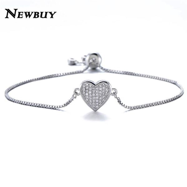 charm bracelets buy romantic cz stone paved love heart bracelet for women lovers adjustable copper chain bracelt lucky birthday gift, Golden;silver
charm bracelets buy romantic cz stone paved love heart bracelet for women lovers adjustable copper chain bracelt lucky birthday gift, Golden;silver