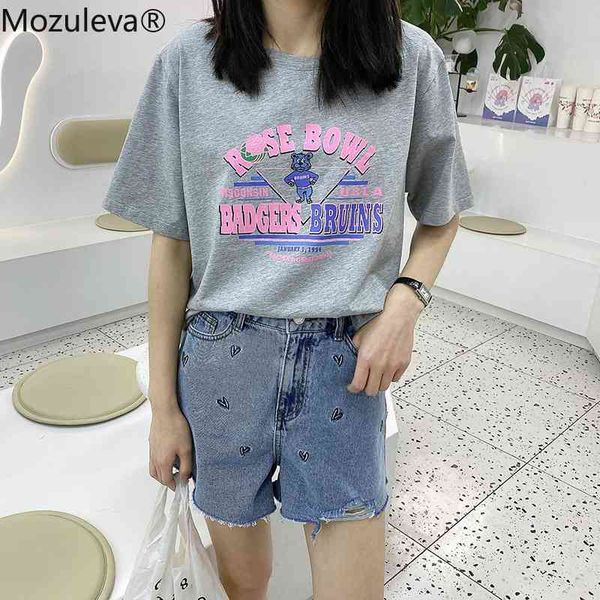 mozuleva chic bear print t-shirt women short sleeve loose female pure cotton basic shirts spring summer ladies tees 210706, White
mozuleva chic bear print t-shirt women short sleeve loose female pure cotton basic shirts spring summer ladies tees 210706, White