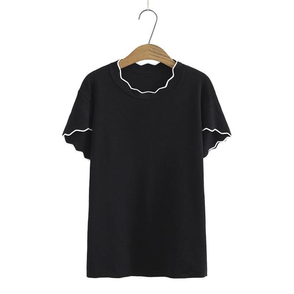 women's t-shirt plus size stretchable summer tshirts oversized slim ladies' officewear simple shirts, White
women's t-shirt plus size stretchable summer tshirts oversized slim ladies' officewear simple shirts, White
