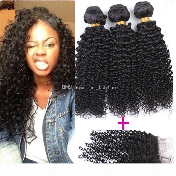 hair weave kinky curly with lace closure middle 3way part lace closure with bundles brazilian hair with closure 4x4inch, Black
hair weave kinky curly with lace closure middle 3way part lace closure with bundles brazilian hair with closure 4x4inch, Black