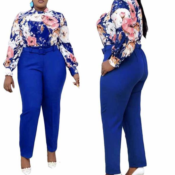 2021 new print turn-down button shirts and sashes pencil trousers women two piece outfits winter office lady fashion clothes mn91, Gray
2021 new print turn-down button shirts and sashes pencil trousers women two piece outfits winter office lady fashion clothes mn91, Gray