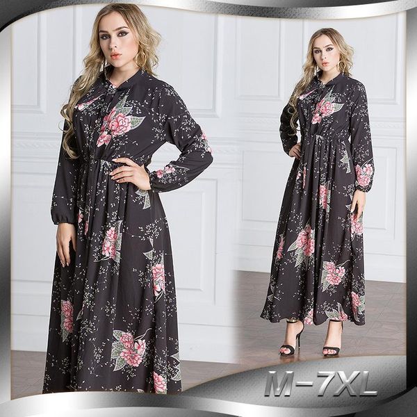casual dresses european elegant women autumn winter dress long sleeve plus size 7xl patchwork chiffon printed flower, Black;gray
casual dresses european elegant women autumn winter dress long sleeve plus size 7xl patchwork chiffon printed flower, Black;gray