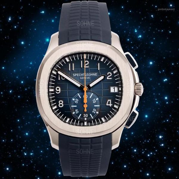 wristwatches 2021 mens watches wristwatch chronograph quartz watch blue rubber waterproof relogio masculino, Slivery;brown
wristwatches 2021 mens watches wristwatch chronograph quartz watch blue rubber waterproof relogio masculino, Slivery;brown
