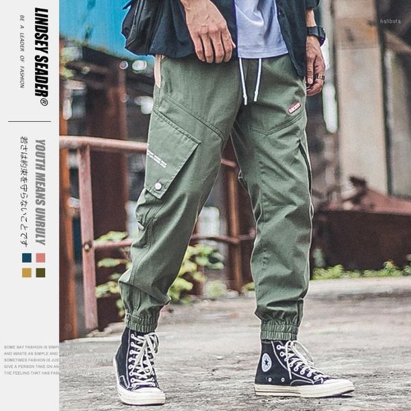 men's pants lindsey seader 2021 hip cargo pant streetwear solid men harajuku harem joggers side pockets retro trousers, Black
men's pants lindsey seader 2021 hip cargo pant streetwear solid men harajuku harem joggers side pockets retro trousers, Black