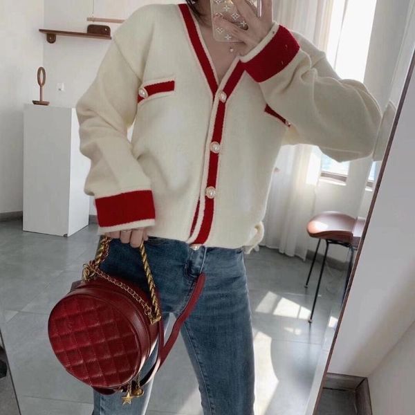 women's knits & tees office lady knitted cardigans sweaters women long sleeve v-neck patchwork korean fashion slim jumpers 2021 spring, White
women's knits & tees office lady knitted cardigans sweaters women long sleeve v-neck patchwork korean fashion slim jumpers 2021 spring, White
