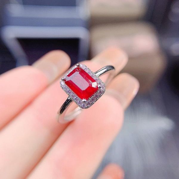 cluster rings natural ruby ring square luxury classic ladies jewelry engagement s925 sterling silver 18ld autumn k go, Golden;silver
cluster rings natural ruby ring square luxury classic ladies jewelry engagement s925 sterling silver 18ld autumn k go, Golden;silver