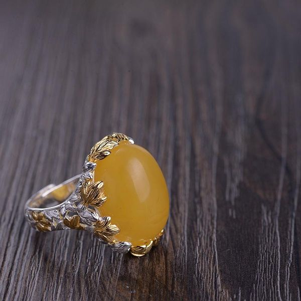 cluster rings classic 925 sterling silver gold plating process fashion women wholesale lady rich flower inlaid with amber fine jewelry, Golden;silver
cluster rings classic 925 sterling silver gold plating process fashion women wholesale lady rich flower inlaid with amber fine jewelry, Golden;silver