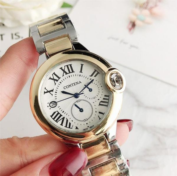 wristwatches contena luxury stylish women watches quartz waterproof watch stainless steel for clock hodinky montre femme, Slivery;brown
wristwatches contena luxury stylish women watches quartz waterproof watch stainless steel for clock hodinky montre femme, Slivery;brown