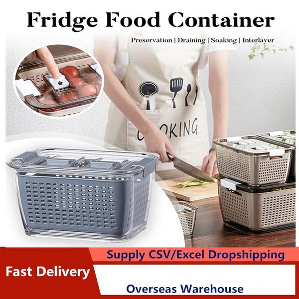 storage bottles & jars plastic double sealed drain box refrigerator fruit vegetable containers with lid kitchen fridge organi
storage bottles & jars plastic double sealed drain box refrigerator fruit vegetable containers with lid kitchen fridge organi