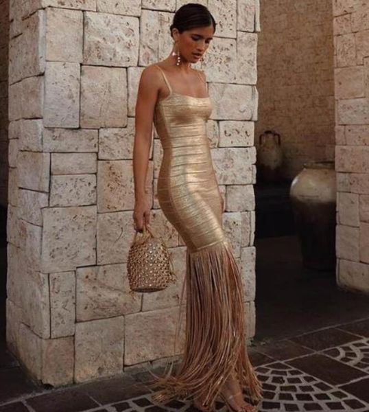 superior quality gold slip long rayon bandage gown elegant party at night dressed mjsi, White
superior quality gold slip long rayon bandage gown elegant party at night dressed mjsi, White
