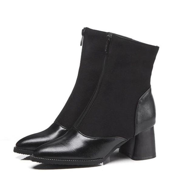 boots 2021 black women chunky block high heel stretch sock pointed toe punk ankle riding short womens shoes
boots 2021 black women chunky block high heel stretch sock pointed toe punk ankle riding short womens shoes