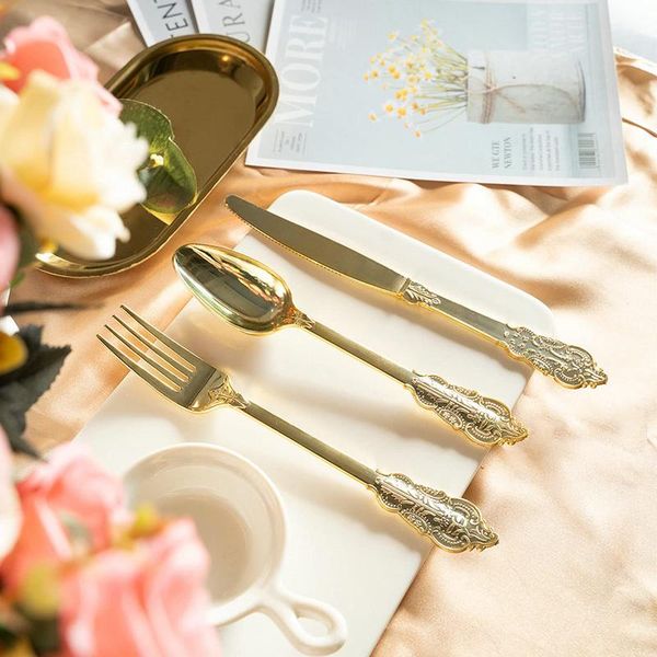 disposable dinnerware 25 knives forks spoons rose gold plastic silverware flatware set heavyweight cutlery including 75pcs
disposable dinnerware 25 knives forks spoons rose gold plastic silverware flatware set heavyweight cutlery including 75pcs
