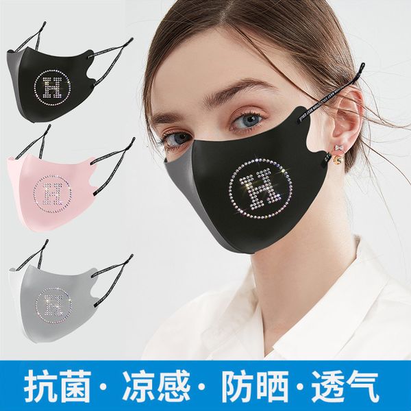 fashion ice silk dust proof breathable sunscreen mask summer flash with drill
fashion ice silk dust proof breathable sunscreen mask summer flash with drill