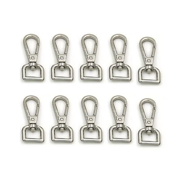 bag parts & accessories 10pcs metal swivel clasps d rings for handbag purse strap backpack diy craft q1qa, Black
bag parts & accessories 10pcs metal swivel clasps d rings for handbag purse strap backpack diy craft q1qa, Black