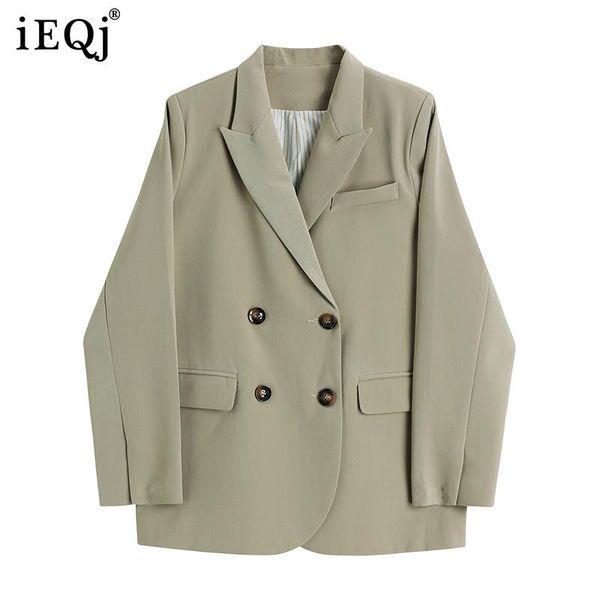 women's suits & blazers ieqj women green double-breasted temperament blazer lapel long sleeve loose jacket fashion tide spring autumn 2, White;black
women's suits & blazers ieqj women green double-breasted temperament blazer lapel long sleeve loose jacket fashion tide spring autumn 2, White;black