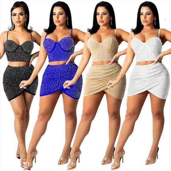 diamonds two piece sets womens tracksuits solid cami and split skirt set fashion club party mini elegant, Gray
diamonds two piece sets womens tracksuits solid cami and split skirt set fashion club party mini elegant, Gray