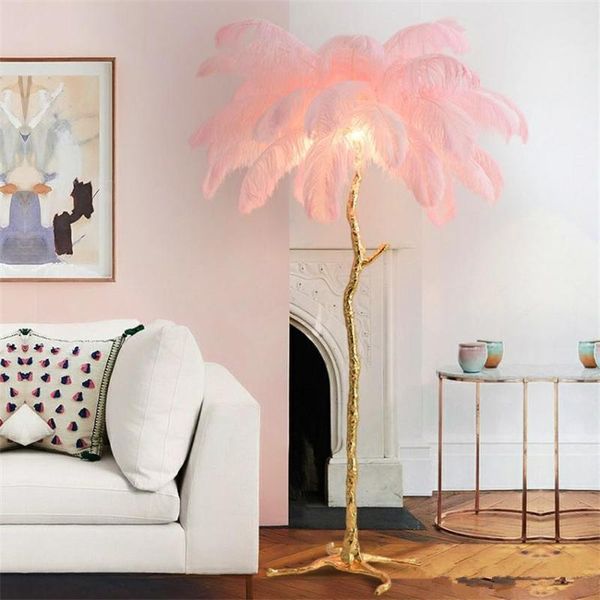 art deco floor lamps for living room standing light nordic luxury ostrich feather led copper brass/resin lights
art deco floor lamps for living room standing light nordic luxury ostrich feather led copper brass/resin lights