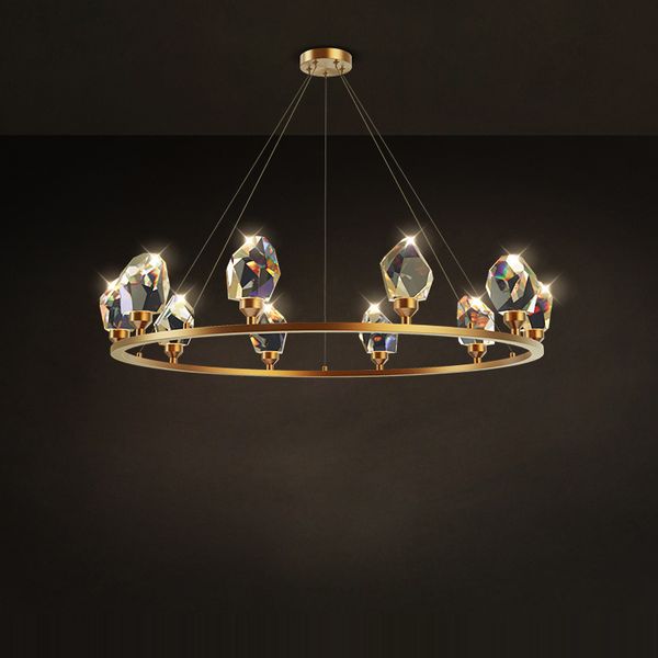 2021 new led postmodern crystal copper designer round chandelier lighting lustre suspension luminaire lampen for dinning room svs5
2021 new led postmodern crystal copper designer round chandelier lighting lustre suspension luminaire lampen for dinning room svs5