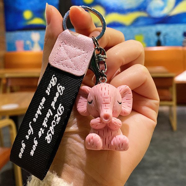 2021 fashion keychain korean creative car elephant cute men and women lovers bag key chain pendant small gift, Silver
2021 fashion keychain korean creative car elephant cute men and women lovers bag key chain pendant small gift, Silver