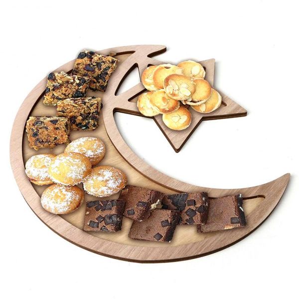 dishes & plates 1pc ramadan tray moon star dinner plate serving rustic wood dessert wooden pallet eid party decoration supplies
dishes & plates 1pc ramadan tray moon star dinner plate serving rustic wood dessert wooden pallet eid party decoration supplies